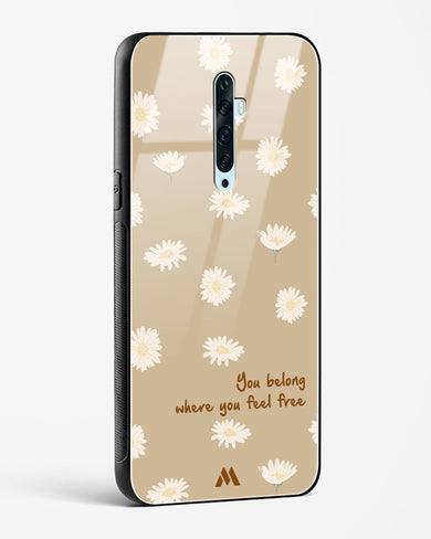 Free Spirit Blossom Glass Case Phone Cover (Oppo)