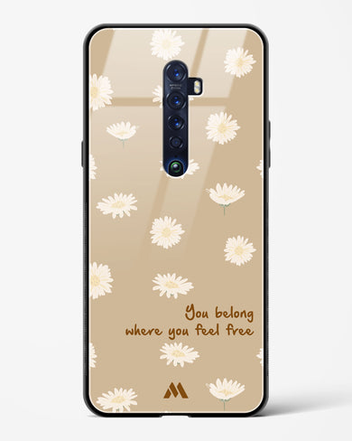 Free Spirit Blossom Glass Case Phone Cover (Oppo)