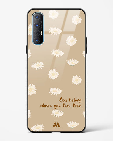 Free Spirit Blossom Glass Case Phone Cover (Oppo)