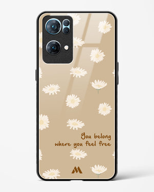 Free Spirit Blossom Glass Case Phone Cover-(Oppo)
