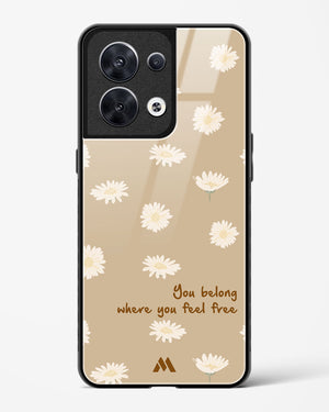 Free Spirit Blossom Glass Case Phone Cover (Oppo)