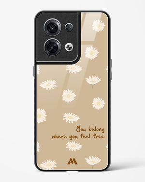 Free Spirit Blossom Glass Case Phone Cover (Oppo)