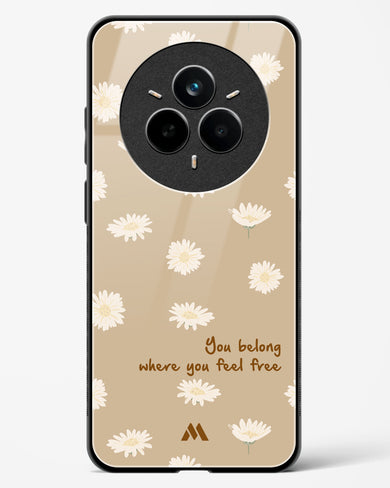 Free Spirit Blossom Glass Case Phone Cover (Realme)