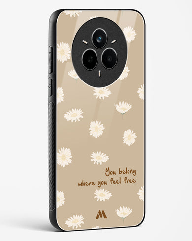 Free Spirit Blossom Glass Case Phone Cover (Realme)