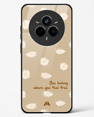 Free Spirit Blossom Glass Case Phone Cover (Realme)