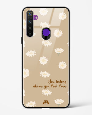 Free Spirit Blossom Glass Case Phone Cover (Realme)