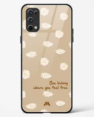 Free Spirit Blossom Glass Case Phone Cover-(Realme)