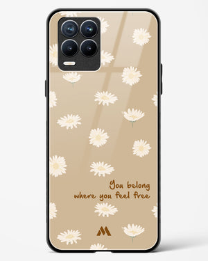 Free Spirit Blossom Glass Case Phone Cover (Realme)