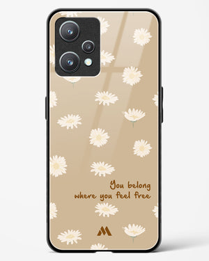 Free Spirit Blossom Glass Case Phone Cover-(Realme)