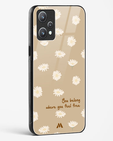 Free Spirit Blossom Glass Case Phone Cover (Realme)