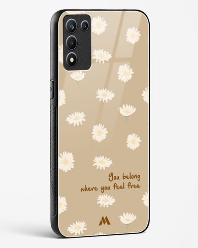 Free Spirit Blossom Glass Case Phone Cover (Realme)