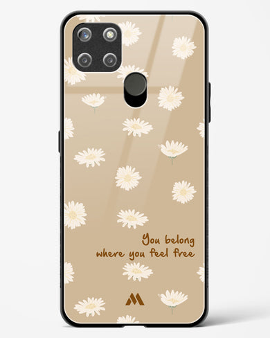 Free Spirit Blossom Glass Case Phone Cover (Realme)