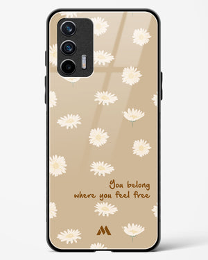Free Spirit Blossom Glass Case Phone Cover-(Realme)