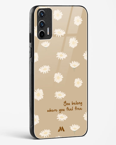 Free Spirit Blossom Glass Case Phone Cover (Realme)