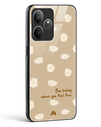 Free Spirit Blossom Glass Case Phone Cover (Realme)