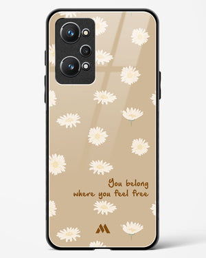Free Spirit Blossom Glass Case Phone Cover (Realme)