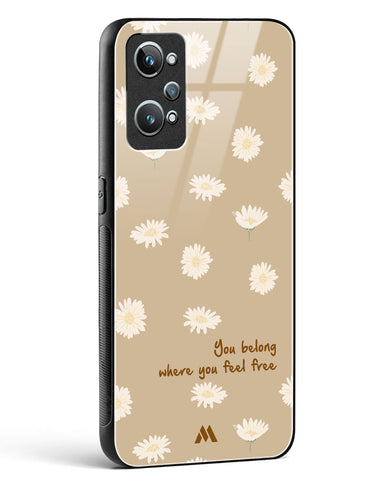 Free Spirit Blossom Glass Case Phone Cover (Realme)