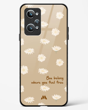 Free Spirit Blossom Glass Case Phone Cover-(Realme)