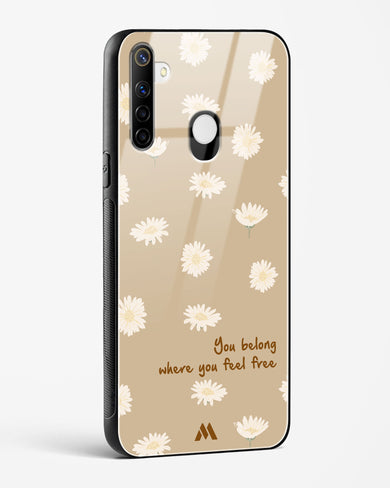 Free Spirit Blossom Glass Case Phone Cover (Realme)