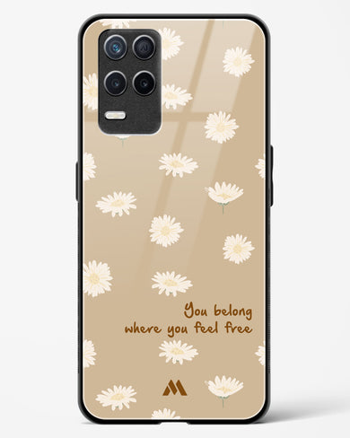 Free Spirit Blossom Glass Case Phone Cover (Realme)