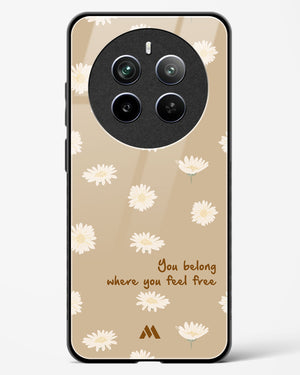 Free Spirit Blossom Glass Case Phone Cover (Realme)