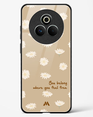 Free Spirit Blossom Glass Case Phone Cover (Realme)