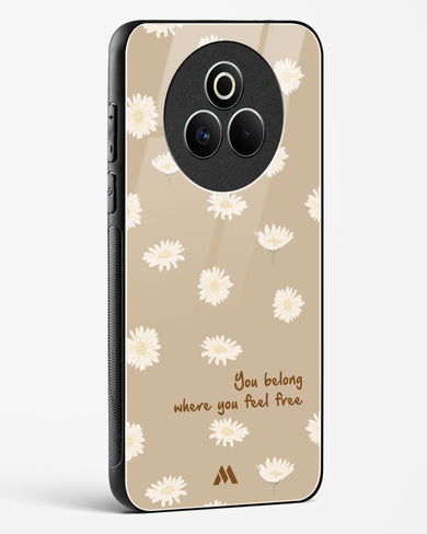 Free Spirit Blossom Glass Case Phone Cover (Realme)