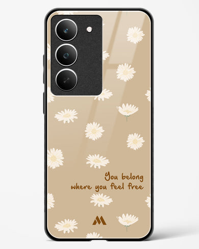 Free Spirit Blossom Glass Case Phone Cover (Realme)