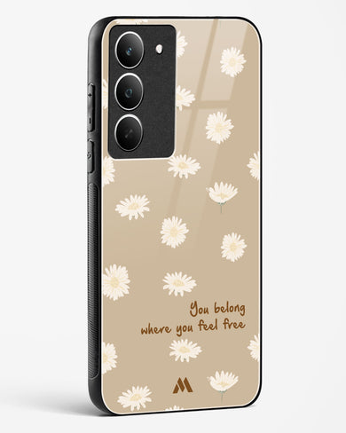 Free Spirit Blossom Glass Case Phone Cover (Realme)
