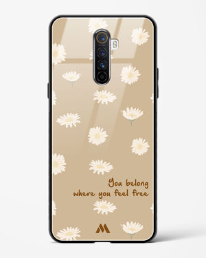 Free Spirit Blossom Glass Case Phone Cover (Realme)