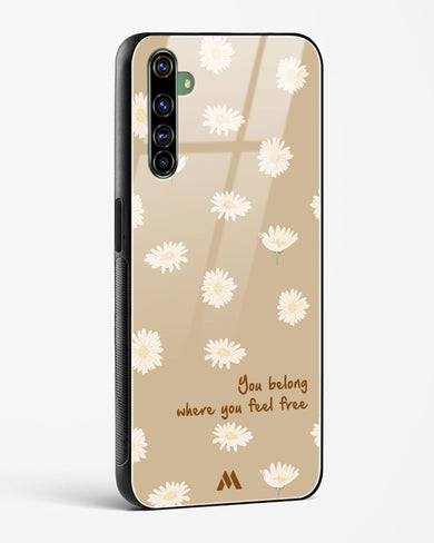 Free Spirit Blossom Glass Case Phone Cover-(Realme)