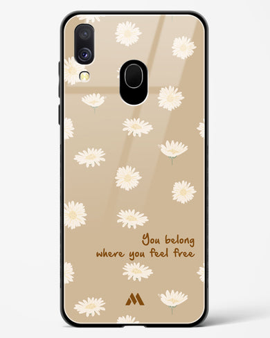 Free Spirit Blossom Glass Case Phone Cover-(Samsung)