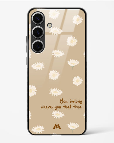 Free Spirit Blossom Glass Case Phone Cover-(Samsung)