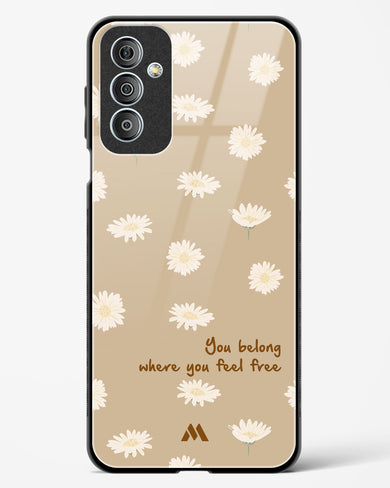 Free Spirit Blossom Glass Case Phone Cover-(Samsung)