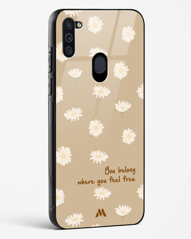 Free Spirit Blossom Glass Case Phone Cover-(Samsung)