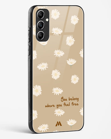 Free Spirit Blossom Glass Case Phone Cover-(Samsung)