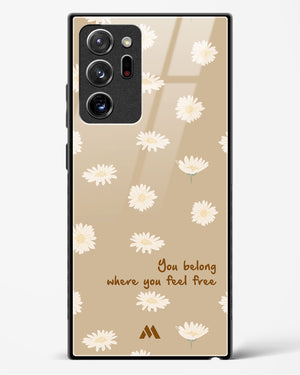 Free Spirit Blossom Glass Case Phone Cover-(Samsung)