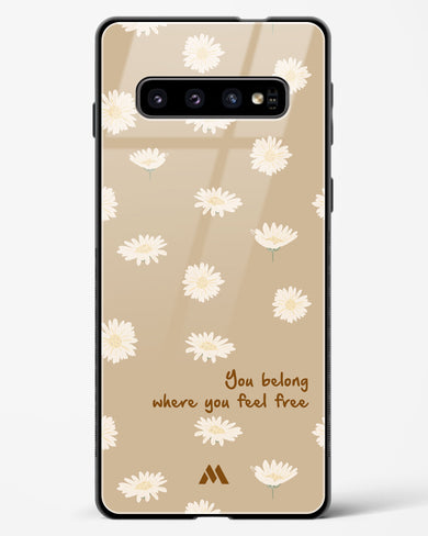 Free Spirit Blossom Glass Case Phone Cover-(Samsung)