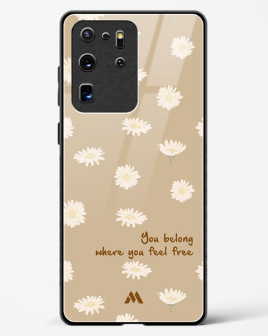 Free Spirit Blossom Glass Case Phone Cover-(Samsung)