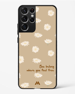 Free Spirit Blossom Glass Case Phone Cover-(Samsung)