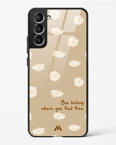 Free Spirit Blossom Glass Case Phone Cover-(Samsung)