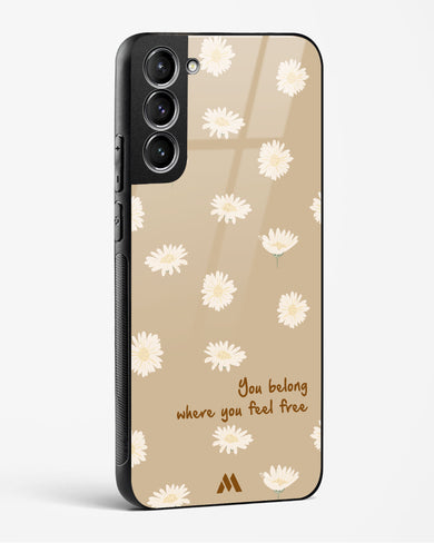 Free Spirit Blossom Glass Case Phone Cover-(Samsung)