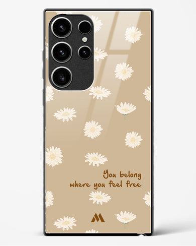 Free Spirit Blossom Glass Case Phone Cover-(Samsung)