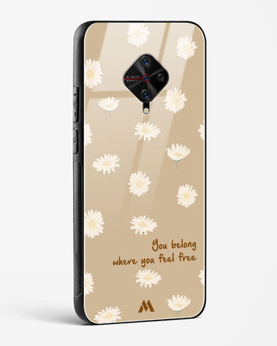 Free Spirit Blossom Glass Case Phone Cover (Vivo)