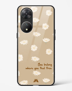 Free Spirit Blossom Glass Case Phone Cover (Vivo)