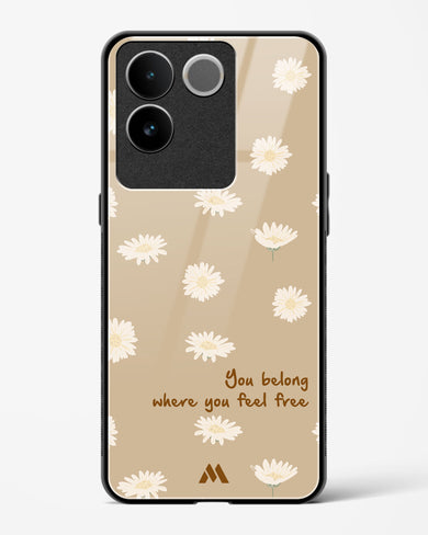Free Spirit Blossom Glass Case Phone Cover (Vivo)