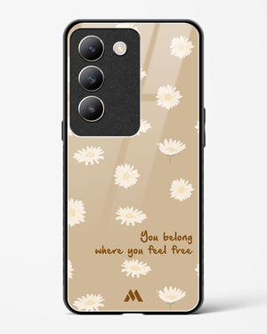 Free Spirit Blossom Glass Case Phone Cover (Vivo)