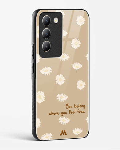 Free Spirit Blossom Glass Case Phone Cover (Vivo)