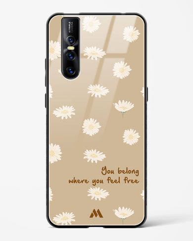 Free Spirit Blossom Glass Case Phone Cover (Vivo)