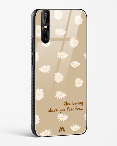 Free Spirit Blossom Glass Case Phone Cover (Vivo)